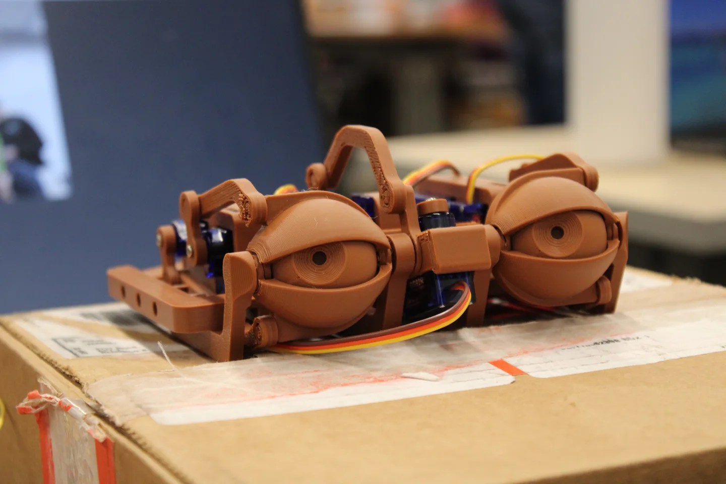 3D printed eyes